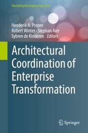 Cover von Architectural Coordination of Enterprise Transformation
