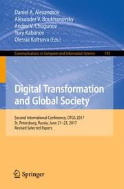 Cover von Digital Transformation and Global Society