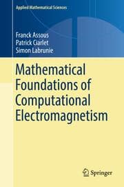 Cover von Mathematical Foundations of Computational Electromagnetism