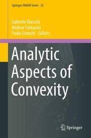 Cover von Analytic Aspects of Convexity