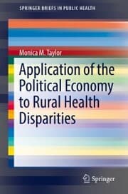 Cover von Application of the Political Economy to Rural Health Disparities