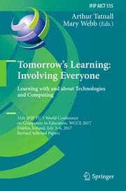 Cover von Tomorrow's Learning: Involving Everyone. Learning with and about Technologies and Computing