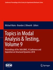 Cover von Topics in Modal Analysis & Testing, Volume 9