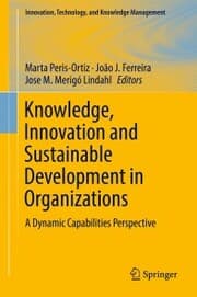 Cover von Knowledge, Innovation and Sustainable Development in Organizations