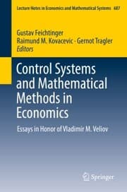Cover von Control Systems and Mathematical Methods in Economics