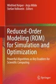 Cover von Reduced-Order Modeling (ROM) for Simulation and Optimization