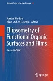 Cover von Ellipsometry of Functional Organic Surfaces and Films