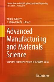 Cover von Advanced Manufacturing and Materials Science