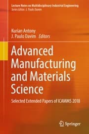 Cover von Advanced Manufacturing and Materials Science