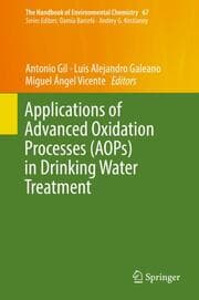 Cover von Applications of Advanced Oxidation Processes (AOPs) in Drinking Water Treatment