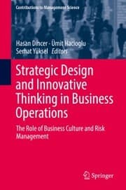 Cover von Strategic Design and Innovative Thinking in Business Operations