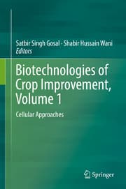 Cover von Biotechnologies of Crop Improvement, Volume 1