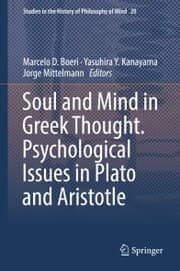Cover von Soul and Mind in Greek Thought. Psychological Issues in Plato and Aristotle