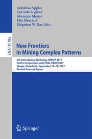 Cover von New Frontiers in Mining Complex Patterns