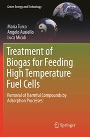 Cover von Treatment of Biogas for Feeding High Temperature Fuel Cells
