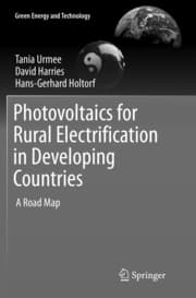 Cover von Photovoltaics for Rural Electrification in Developing Countries