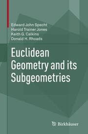 Cover von Euclidean Geometry and its Subgeometries