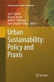 Cover von Urban Sustainability: Policy and Praxis