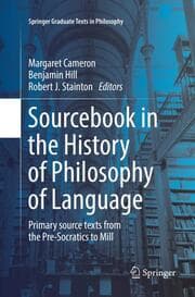 Cover von Sourcebook in the History of Philosophy of Language