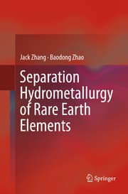 Cover von Separation Hydrometallurgy of Rare Earth Elements