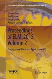 Cover von Proceedings of ELM-2015 Volume 2