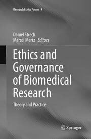 Cover von Ethics and Governance of Biomedical Research