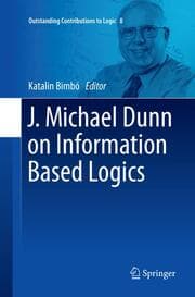 Cover von J. Michael Dunn on Information Based Logics