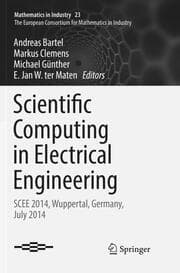 Cover von Scientific Computing in Electrical Engineering