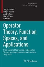 Cover von Operator Theory, Function Spaces, and Applications