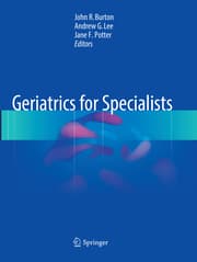 Cover von Geriatrics for Specialists