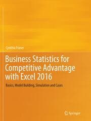 Cover von Business Statistics for Competitive Advantage with Excel 2016