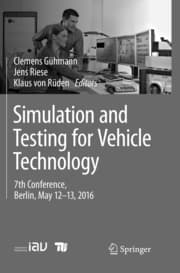 Cover von Simulation and Testing for Vehicle Technology