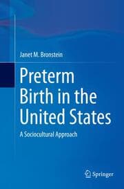 Cover von Preterm Birth in the United States
