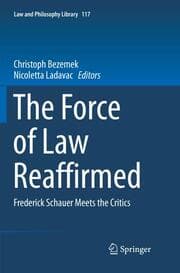 Cover von The Force of Law Reaffirmed