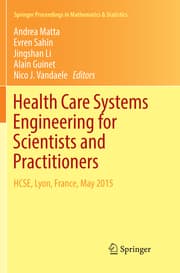 Cover von Health Care Systems Engineering for Scientists and Practitioners