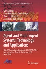 Cover von Agent and Multi-Agent Systems: Technology and Applications
