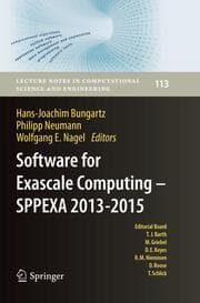 Cover von Software for Exascale Computing - SPPEXA 2013-2015