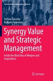 Cover von Synergy Value and Strategic Management