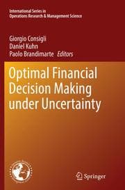 Cover von Optimal Financial Decision Making under Uncertainty