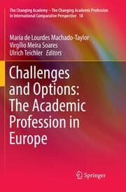 Cover von Challenges and Options: The Academic Profession in Europe
