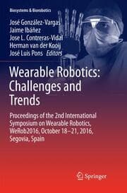Cover von Wearable Robotics: Challenges and Trends