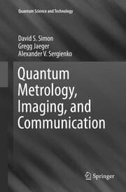 Cover von Quantum Metrology, Imaging, and Communication