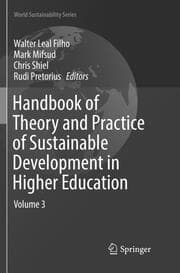 Cover von Handbook of Theory and Practice of Sustainable Development in Higher Education