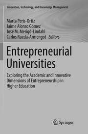 Cover von Entrepreneurial Universities