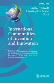 Cover von International Communities of Invention and Innovation