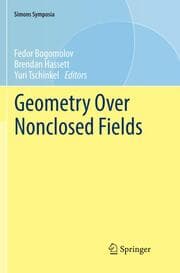 Cover von Geometry Over Nonclosed Fields