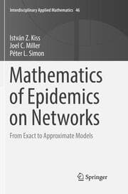 Cover von Mathematics of Epidemics on Networks