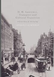 Cover von D. H. Lawrence, Transport and Cultural Transition