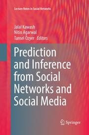 Cover von Prediction and Inference from Social Networks and Social Media