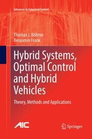 Cover von Hybrid Systems, Optimal Control and Hybrid Vehicles